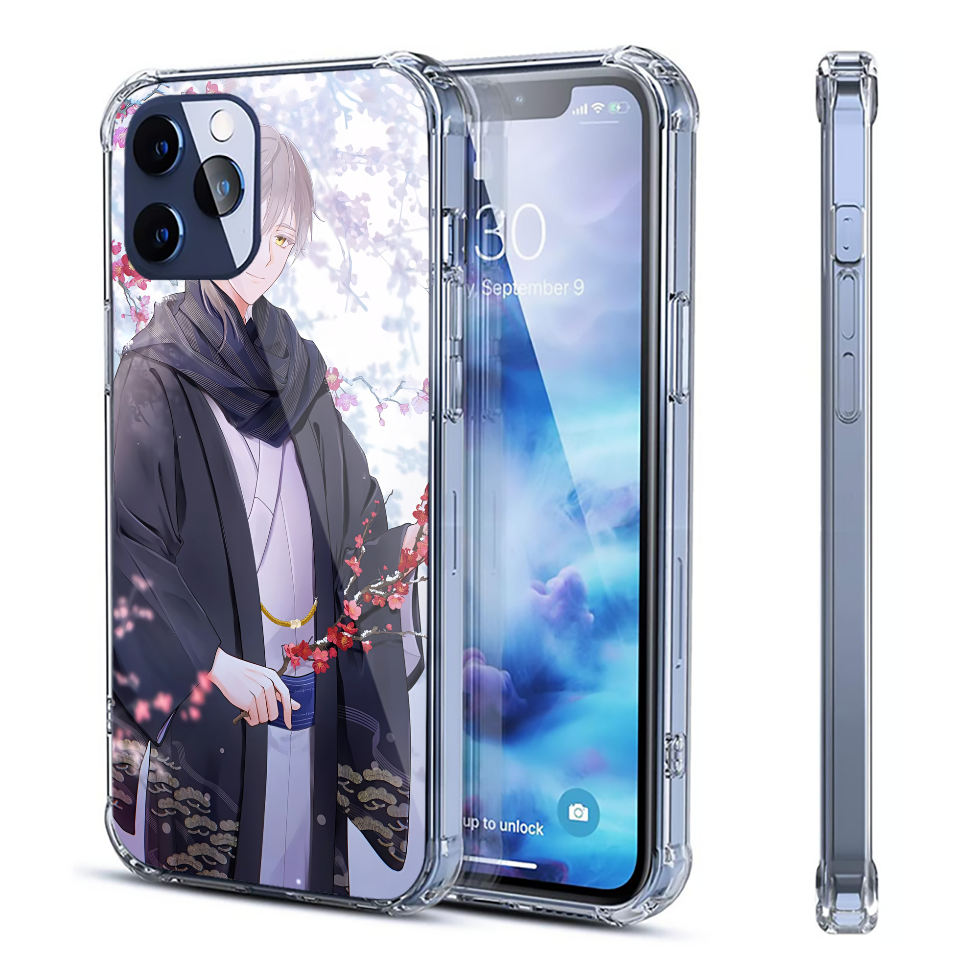 （画像用） 刀剣乱舞 Touken Ranbu 【iPhone 12シリーズ対応】透明スマホケース（クリアソフトケース）